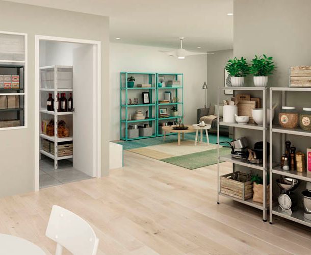 Estanterías metálicas para tu hogar